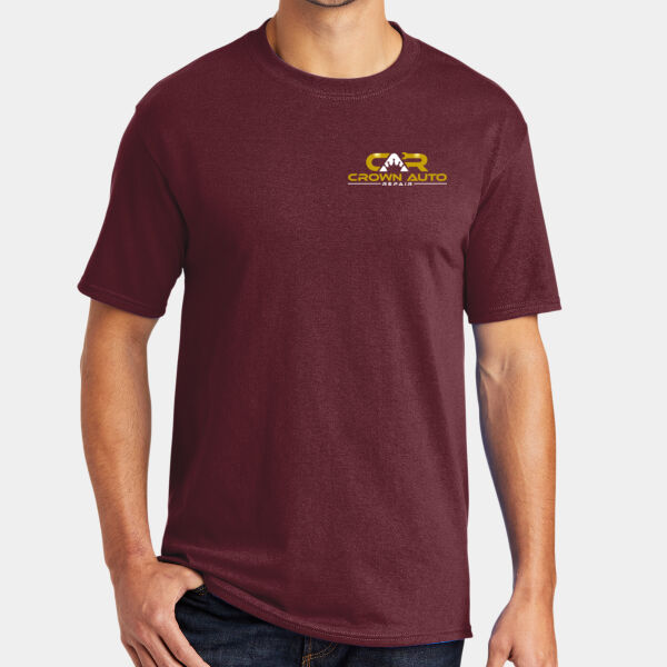 Crown Auto Repair Athletic Maroon Core Blend Tee Thumbnail