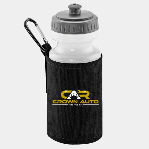 Crown Auto Repair Black Quadra Water Bottle and Holder Thumbnail
