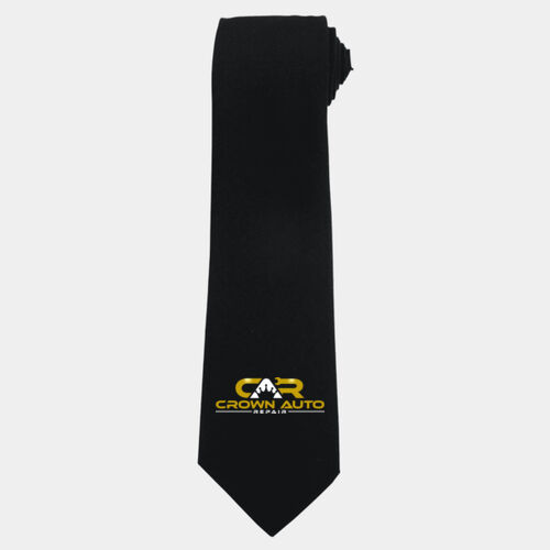 Crown Auto Repair Black Basic Tie Thumbnail