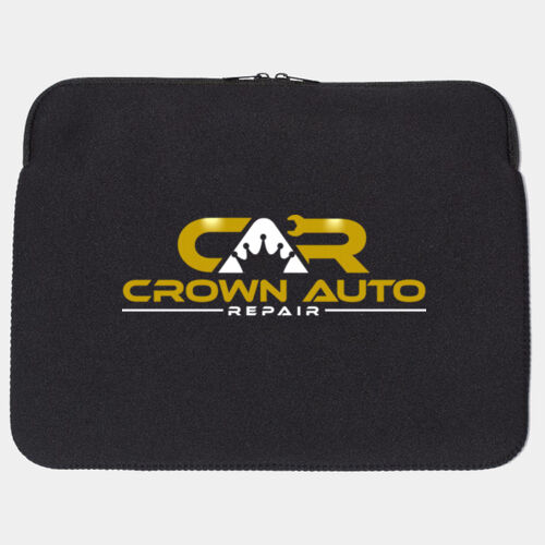 Crown Auto Repair Black Neoprene 13" Laptop Sleeve Thumbnail